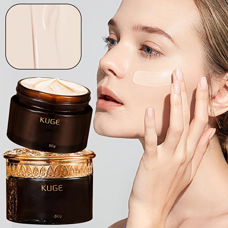 Cordyceps Concealer Glossy Ganoderma Fade Fine Lines Lady Face Cream Brightening Smoothing Makeup Foundation Cream Autumn Winter