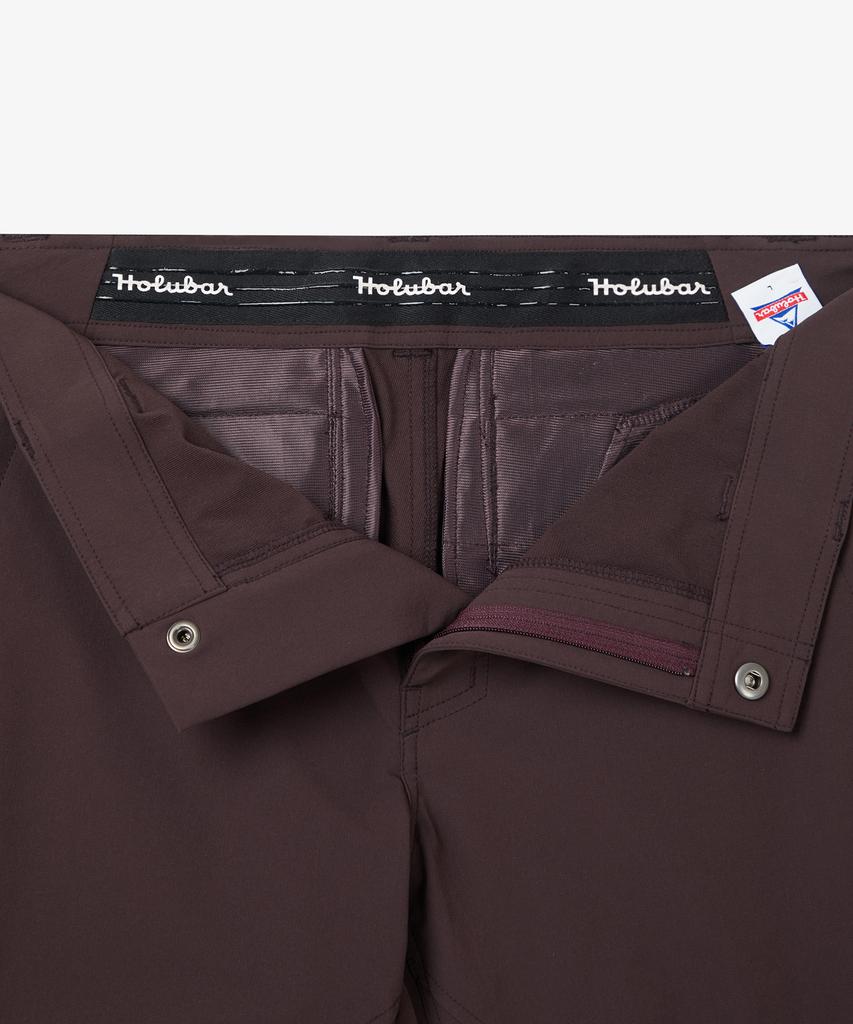 Holluba Mountaineering Slim Fit Pants Burgundy