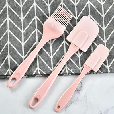 3 pezzi/set raschietto in silicone ecologico resistente al calore utile pennello da forno per crema