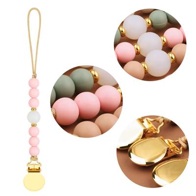 Practical & Durable Pacifier Holder with Adjustable Length Secure & Stylish Silicone Pacifier Clip Ensuring Comfort