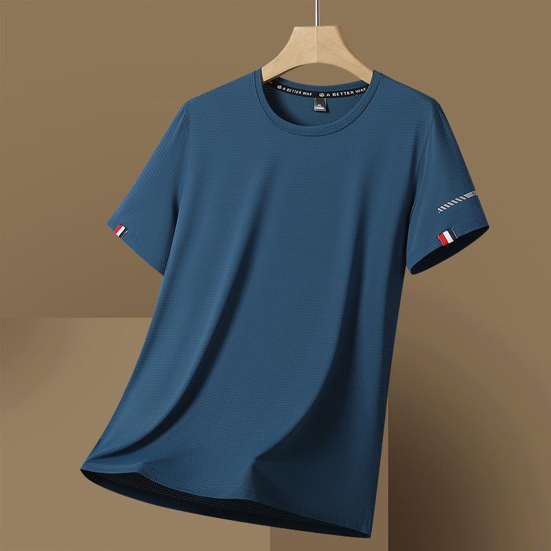 T-shirt casual da uomo a maniche corte Dm