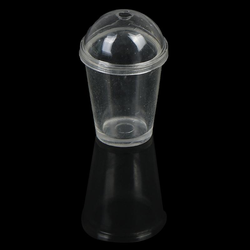 2Pcs 1:12 Dollhouse Miniature Accessories Mini Resin Milk Tea Cup