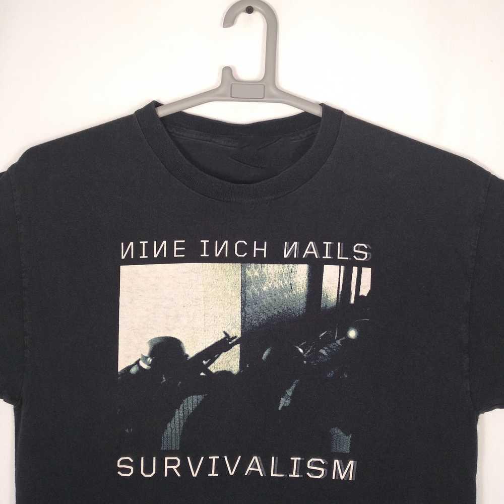 Vintage Vintage 2000s Nine Inch Nails Survivalism T-shirt All sizes US184 Unisex T-Shirt L