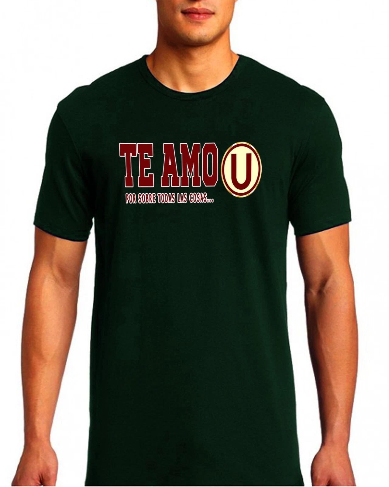 UNIVERSITARIO DE DEPORTES PERU TE AMO AWEOSOME GRAPHIC t shirt 2XL