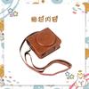 HIYQIN Instax Case, FUJIFILM Instax SQUARE SQ6 Camera Bag, Protective Camera Case with Shoulder Strap, Back Snap Button, PU Leather (Brown)