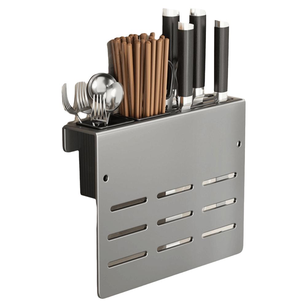 Carbon Steel Cutting Board Rack Heavy Duty Wall-Mounted Holder Kitchen Storage Rack Indoor Use