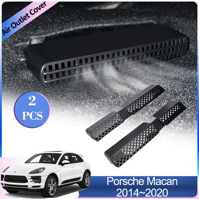 Pro Porsche Macan 2014~2020 Kryt výstupu vzduchu Auto Pod zadním sedadlem Ventilace Kondicionér výfuku Ventilační mřížka Vnitřní příslušenství