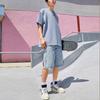 Li Ning X Phil Hackett T Shirt Unisex Soft Gray Blue AHSS859-1