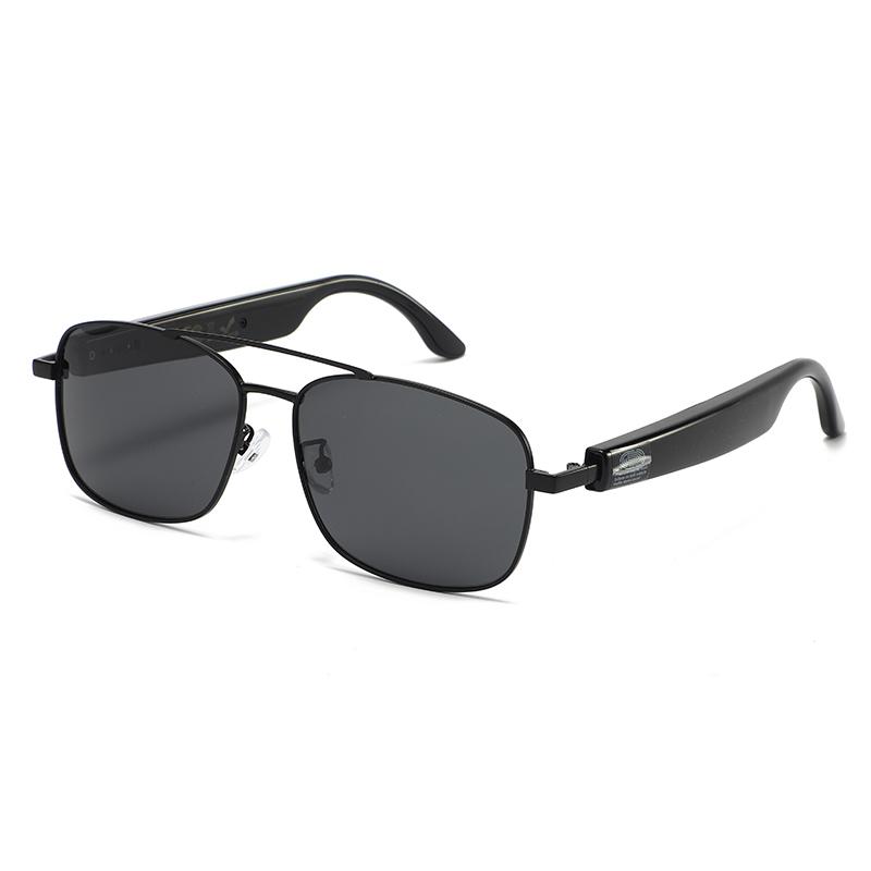 

High-end Bluetooth Glasses Voice Assistant Noise Reduction Long Lasting Battery Excellent Sound Intelligent Interaction 9117 чорний