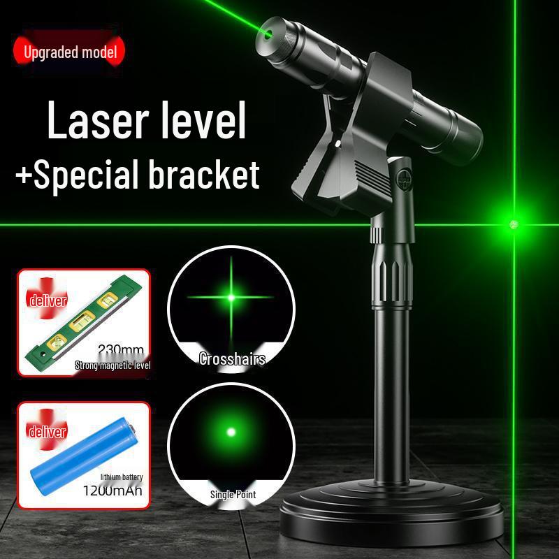 **Green Right Angle Laser Level: Infrared Cross Line Pen**