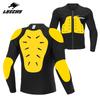 Level 2 CE Certification 5Pcs Padding Motorcycle Protective Gear Protector Body Armor Motobike Motor Jacket Remove Guards Equip