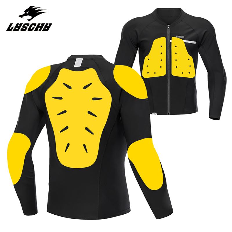 Level 2 CE Certification 5Pcs Padding Motorcycle Protective Gear Protector Body Armor Motobike Motor Jacket Remove Guards Equip