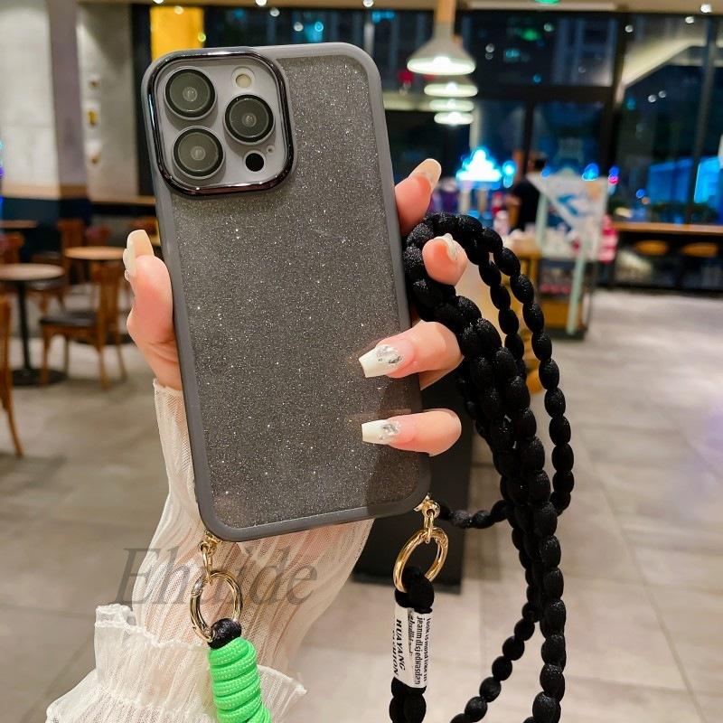 

Plush Strap Case For Huawei Honor X6B X7B X8B X6A X7A X8A X9A X9B 200 Pro Magic 6 5 Lite Glitter Crossbody Lanyard Soft Cover Honor X8B&Case & Strap