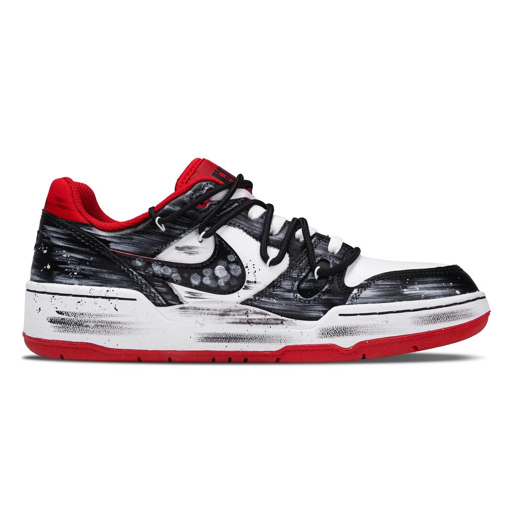 Nike Full Force Starry Wand Thermal Waterproof Thermal Waterproof Low top Skateboard Shoes Men's Black Red FB1362-006(Team73-)