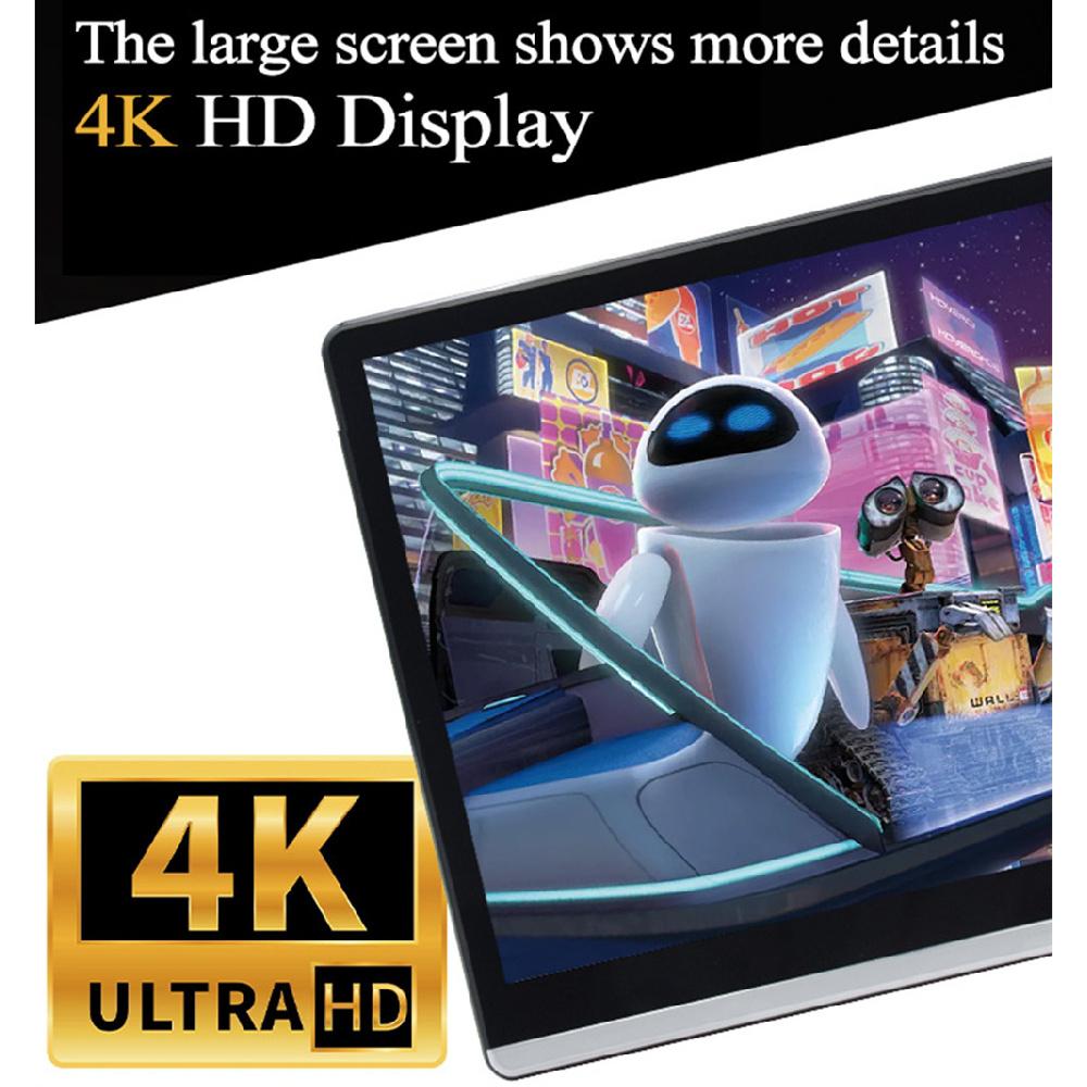 14 Inch Rotating Rotatable Headrest  Ram 8Gb+128Gb Wifi Usb/Sd 3G/4G Bt  Av Aux