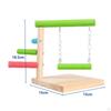 Bird Activity Center with Perch and Swing for Small Parrots