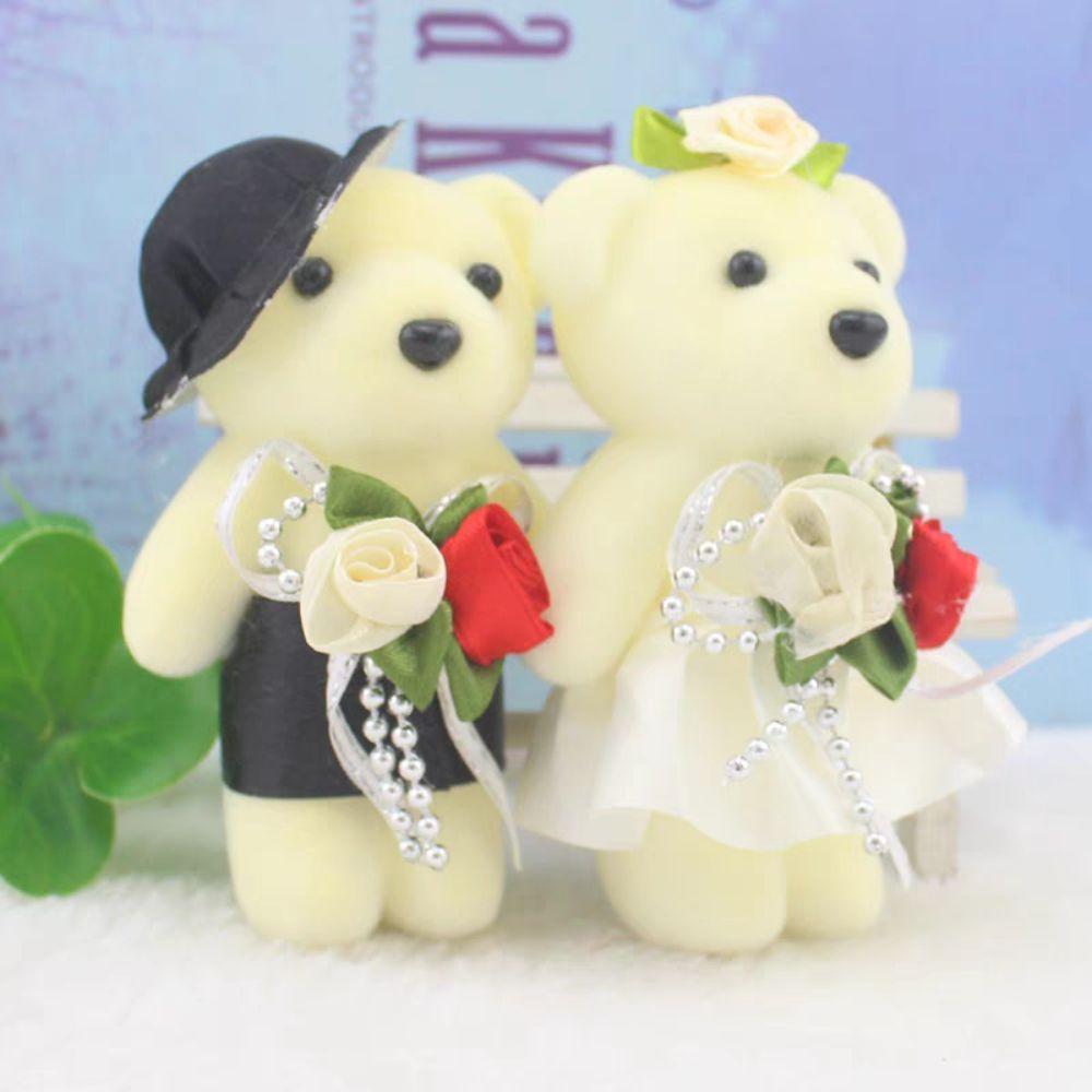 Foam Bear Mini Bear Flower Bouquet Couple Bear Cartoon Bouquet Doll  Girl Birthday Gift