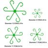 4PCS Plant Anti-Toppling Support Pole - Folding Green Plant Fixator Flower Hydroponic Garden Accessories ZWLZJ02