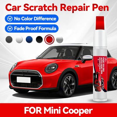 Fahrzeug zur exklusiven Nutzung Für Mini Cooper 1990-2026 Lackreparaturstift Ausbesserungsstift Kratzerentferner DIY Autozubehör Schwarz Weiß