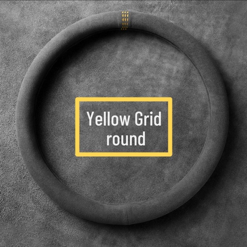 Oddychający, pochłaniający pot pokrowiec na kierownicę w kształcie litery D ze zamszu na każdą porę roku