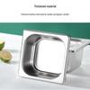 Commercial Rectangular Stainless Steel Food Pan