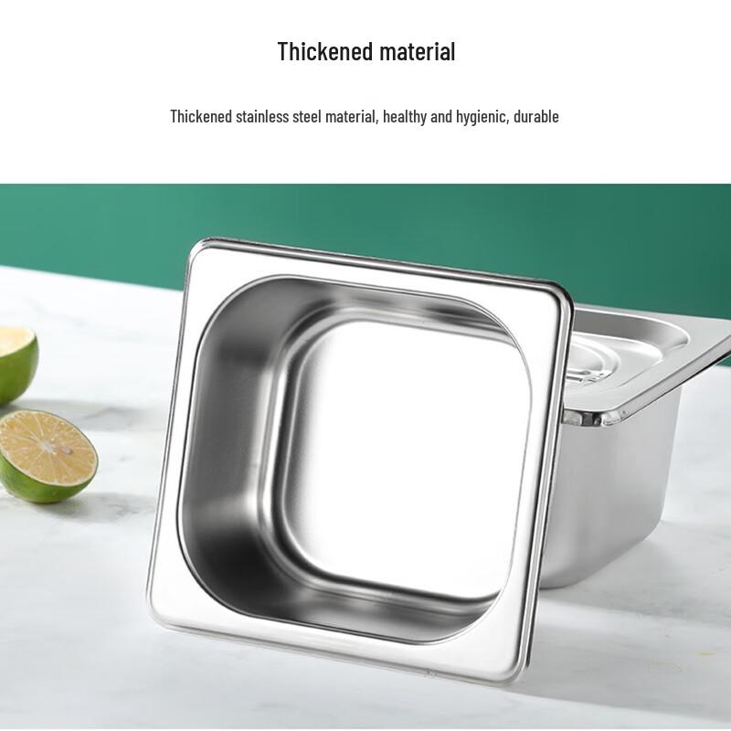 Commercial Rectangular Stainless Steel Food Pan