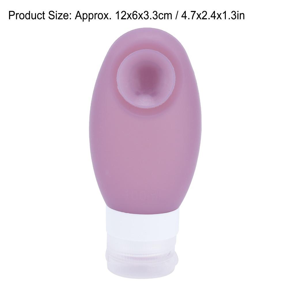 Suction Cup Travel Bottle Silicone Refillable Bottle Silicone Container  Lotion Container