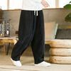 Oversized Pants Tradition Casual Autumn Wide-leg Trousers Harajuku Corduroy Streetwear Straight Pants Male Elastic Waist Loose