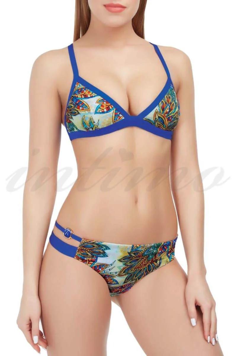 

Купальник с уплотнённой чашкой, плавки слип Marc & Andre (52239) 42B/S різнокольорові кольору