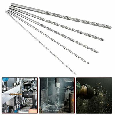 5pcs 2/3/3.5/4/5mm HSS 200mm Extra Long HSS Drill Bits Set Tool Metal Drilling Power Tools For Steel Aluminum Copper Wood