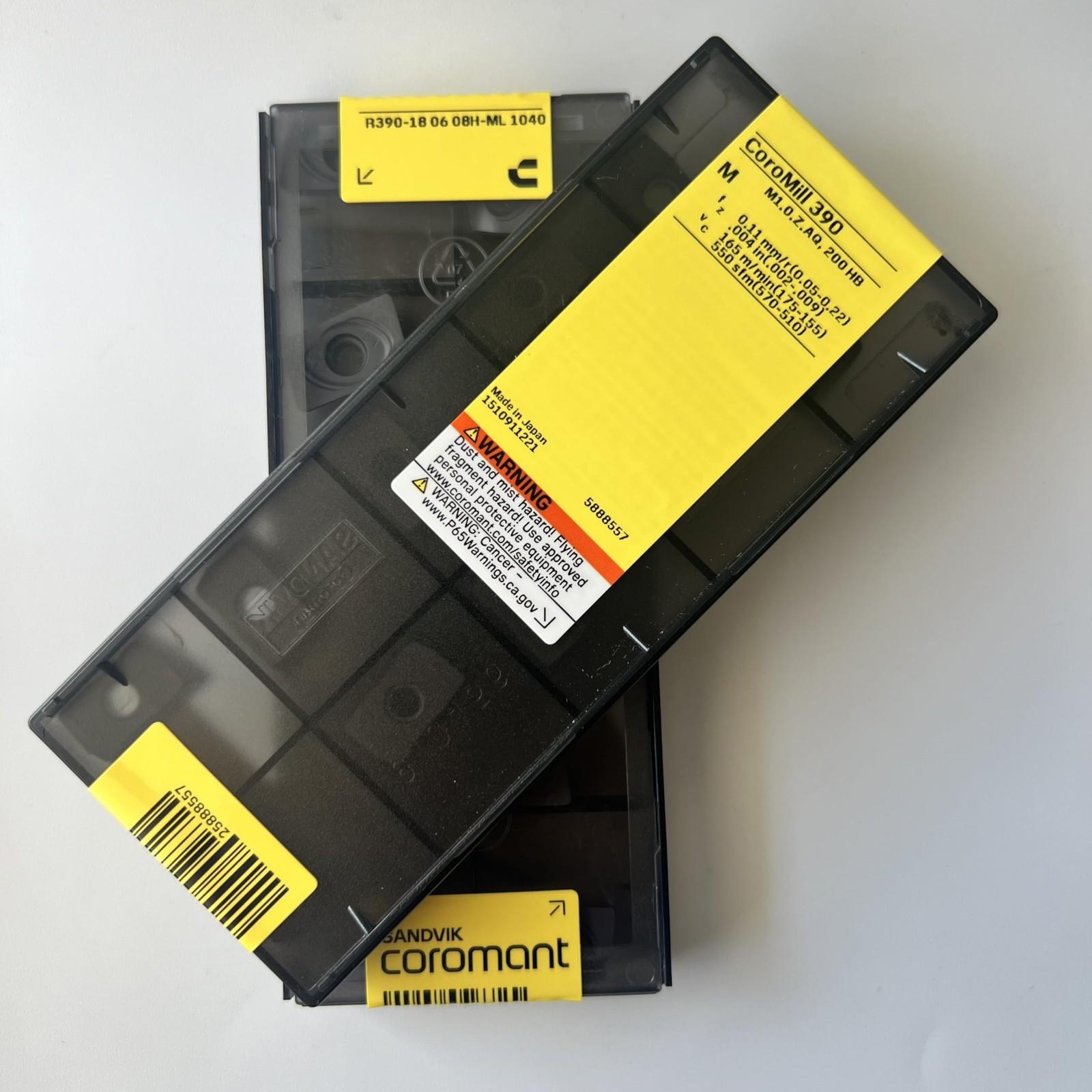 

SANDVIK / R390-180608H-ML 1040 / Original Swedish hard alloy blade 10 Pcs