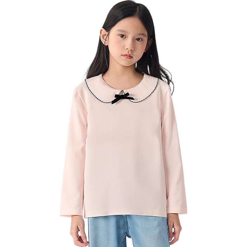 Balabala Girls' 2025 Autumn Long-Sleeve T-Shirt