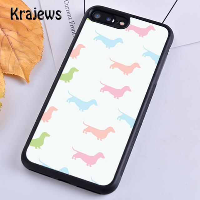Krajews Dachshund Teckel Dackel Dog Phone Case Cover For iPhone 17 Air 16 15 14 Plus 11 12 13 Pro Max Plus Coque Fundas