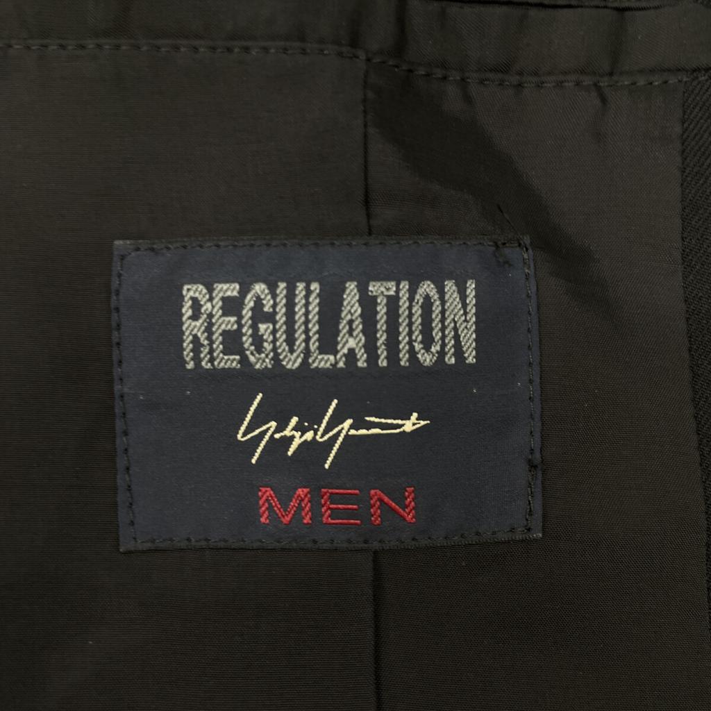 REGULATION Yohji Yamamoto HK-J01-140 17AW Black Notched Single Jacket Jacket 2 blackUsed