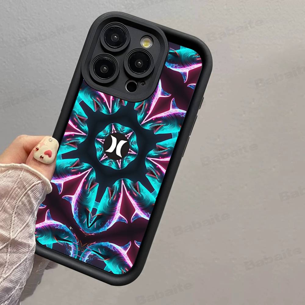 

Classic Famous Brand H-HurleyS Logo For IPhone 17 16 15 14 13 12 11 Pro Max Plus Phone Case Covers iPhone 14 pro