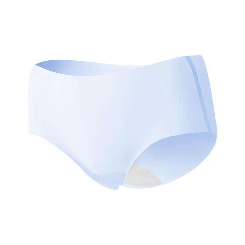 LangSha Wash-Free Ice Silk Antibacterial Mid-Waist Briefs