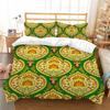 Bohemian Floral King Queen Duvet Cover Boho Mandala Cashew Flowers Bedding Set Exotic Tribe Style 2/3pcs Polyester Quilt Cover