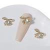 3pcs Nail Art Charms Nail Crystals Charms Bowknot Nail Rhinestones Nail Jewels