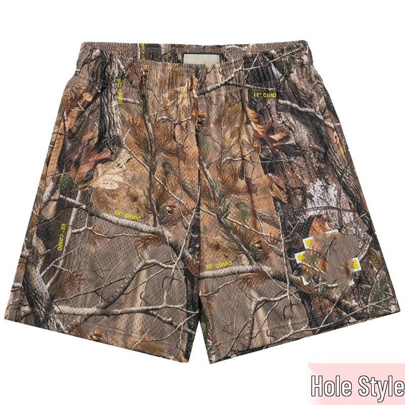 

Мужские летние быстросохнущие сетчатые баскетбольные шорты - дизайн «Опавший лист» XXL