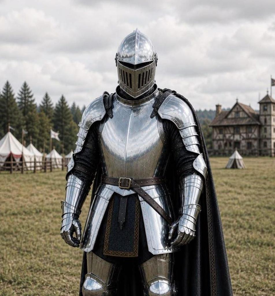 Handmade Medieval Knight Armor Outfit Wearable Steel Gothic Costume