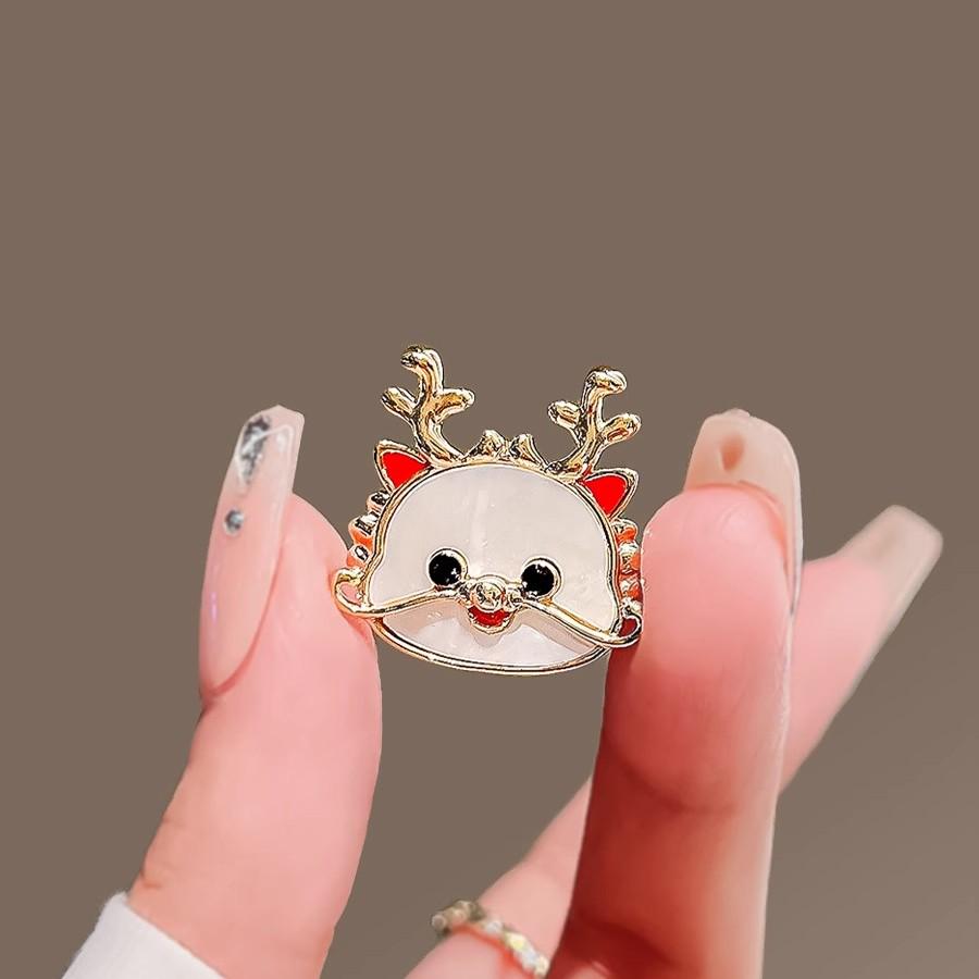 Matte Gold Pearl Wheat Ear Corsage Brooch for Women - High-End Versatile Pin with Anti-Exposure Design