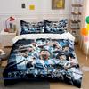 Soccer Star Bedding Set Bedding Set (1 Duvet Cover, 2 Pillowcases, Duvet Not Included)