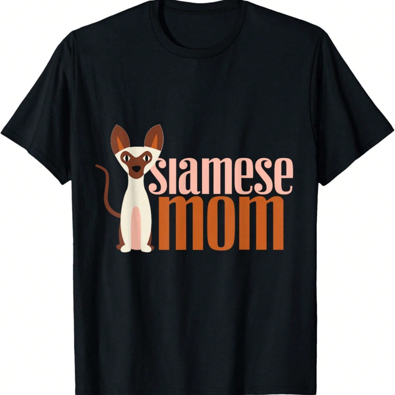 Siamese Cat Happy Halloween T-Shirt S разноцветный