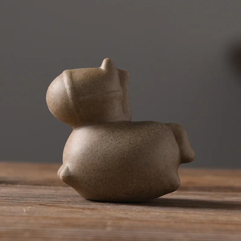 Coarse pottery Twelve Chinese Zodiac Tea Pet Tea Set Tea Ceremony Tea Culture Tea Set Accessories Decoration