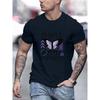 T-Shirt Mens Summer All-Match Clothing Trendy Crewneck Tee Tops Oversize Cotton Streetwear