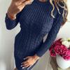 New Autumn Winter Warm Sweater Dress Women Sexy Slim Bodycon Dress Female Knitted Dress
