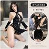 Sexy lingerie small breasts temptation backless bed free pajamas classical cheongsam uniform set