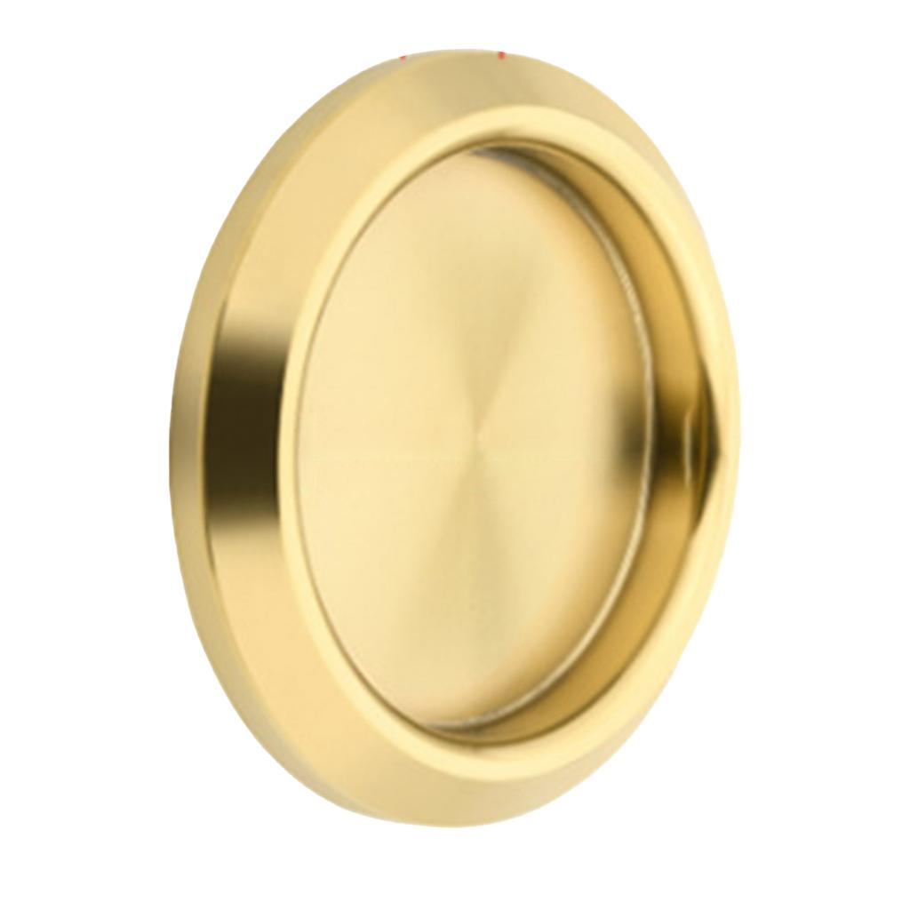 Stainless Steel Hidden-Cabinet Knobs And Handles Round Recessed Cupboard Pulls Concealed Door Drawer Furniture Handles