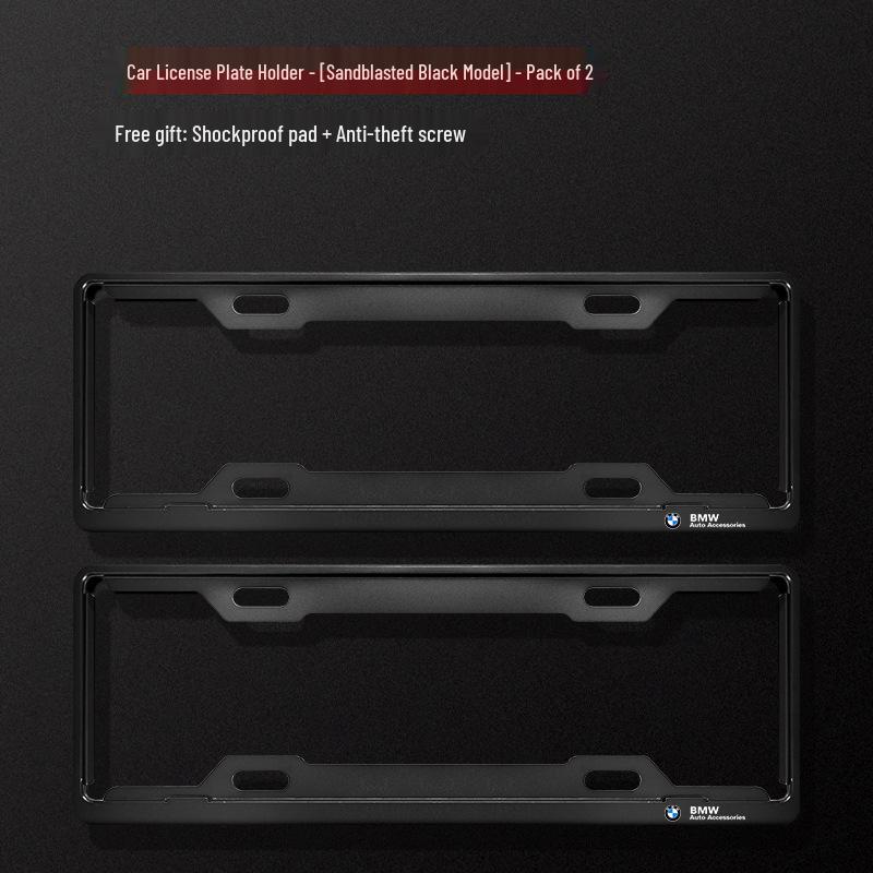 Kohlefaser-Nummernschildhalter für BMW X1, X2, X3, X4, X5, 1er, 3er, 5er