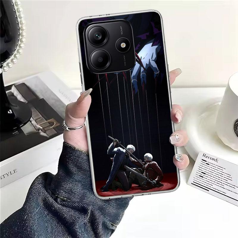Game D-Devil May Cry 5 Soft Phone Case For Xiaomi Redmi Note 15 14 14S 13 12 Pro Plus 12S 11 11S 11E 10 10S 11T 5G Fundas Coque